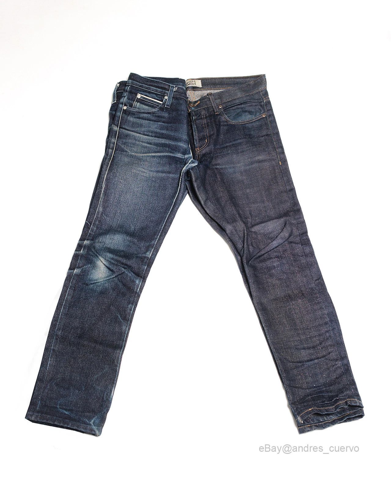 Naked & Famous Butler Naked & Famous Elephant 19oz fades Jeans selvedge Size US 29 - 4 Thumbnail