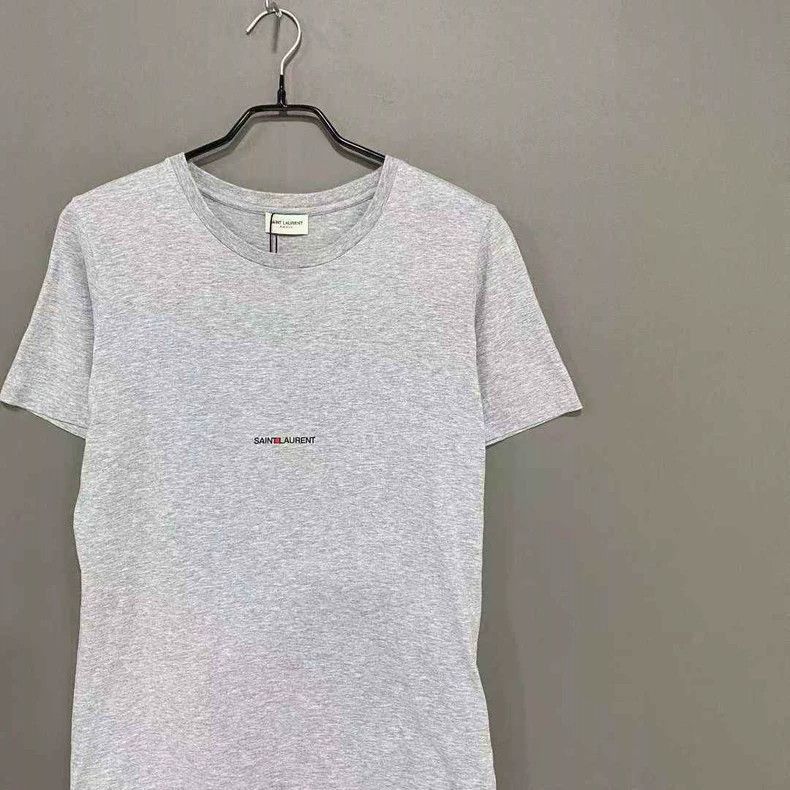 Saint Laurent Paris Saint Laurent ParisGray slogan short sleeve 2504-Nextarrow Size US S / EU 44-46 / 1 - 2 Thumbnail