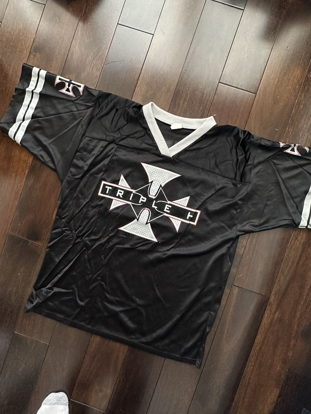 Vintage WWE Vintage Triple H Jersey Size US XL / EU 56 / 4 - 1 Thumbnail