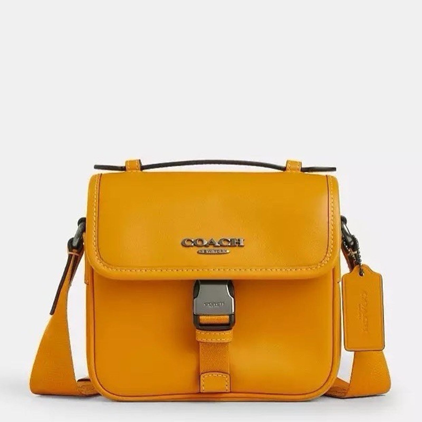 Coach NWT COACH Racer Crossbody Bag Buttercup Leather CBH56 Size ONE SIZE - 5 Thumbnail