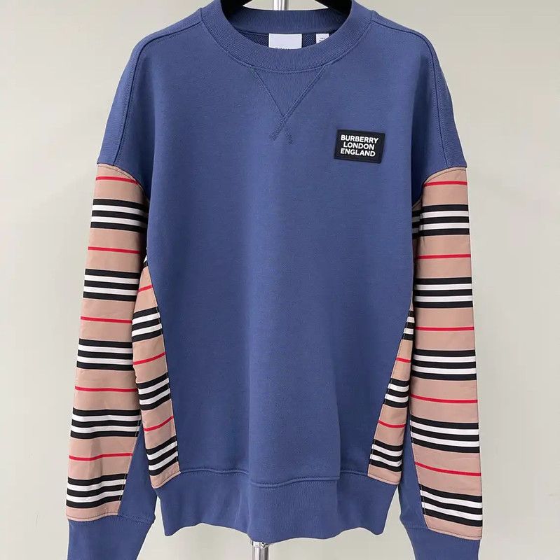 Burberry Burberry Color Block Cotton Sweatshirt for Men Size US M / EU 48-50 / 2 - 1 Thumbnail