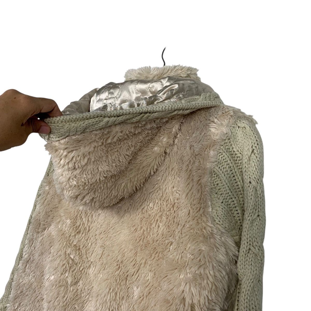 Japanese Brand Beni Meeni California Faux Fur Jacket Size S / US 4 / IT 40 - 9 Thumbnail