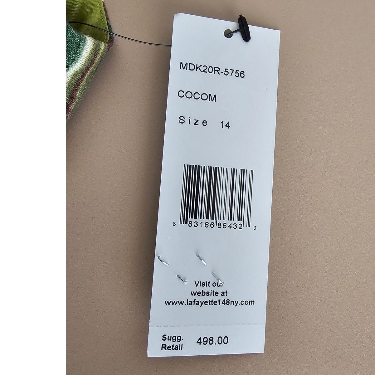 Lafayette 148 LAFAYETTE 148 Summer Sleeveless Green Linen Dress 14 $498 Size XL / US 12-14 / IT 48-50 - 9 Thumbnail