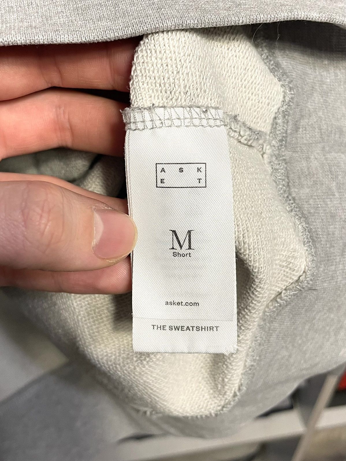 Asket Asket Basic Cotton Sweatshirt Crewneck Size M Gray Size US M / EU 48-50 / 2 - 4 Thumbnail