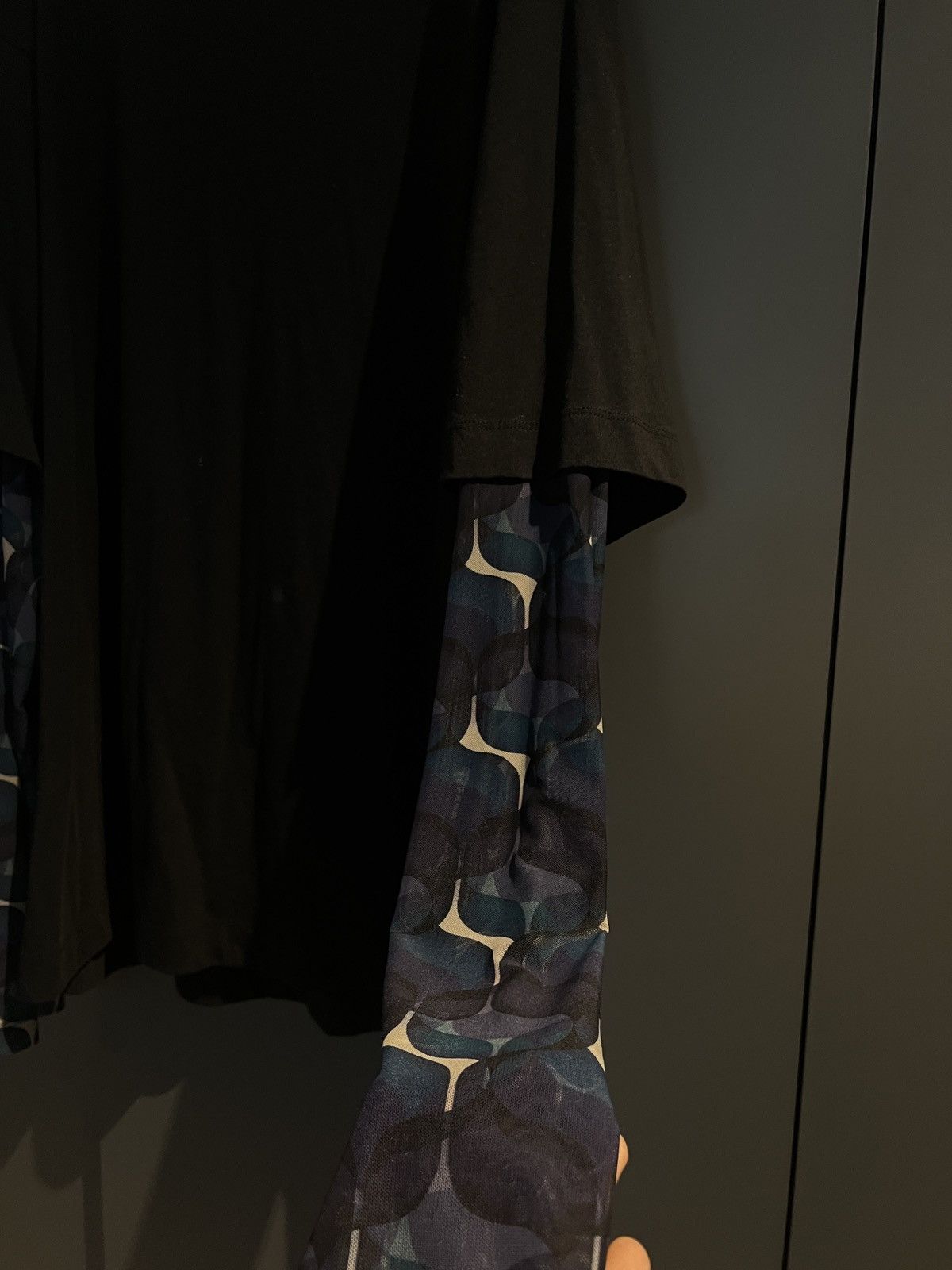 Dries Van Noten Dries Van Noten Black Layered Long Sleeve T-Shirt Size US XL / EU 56 / 4 - 5 Thumbnail