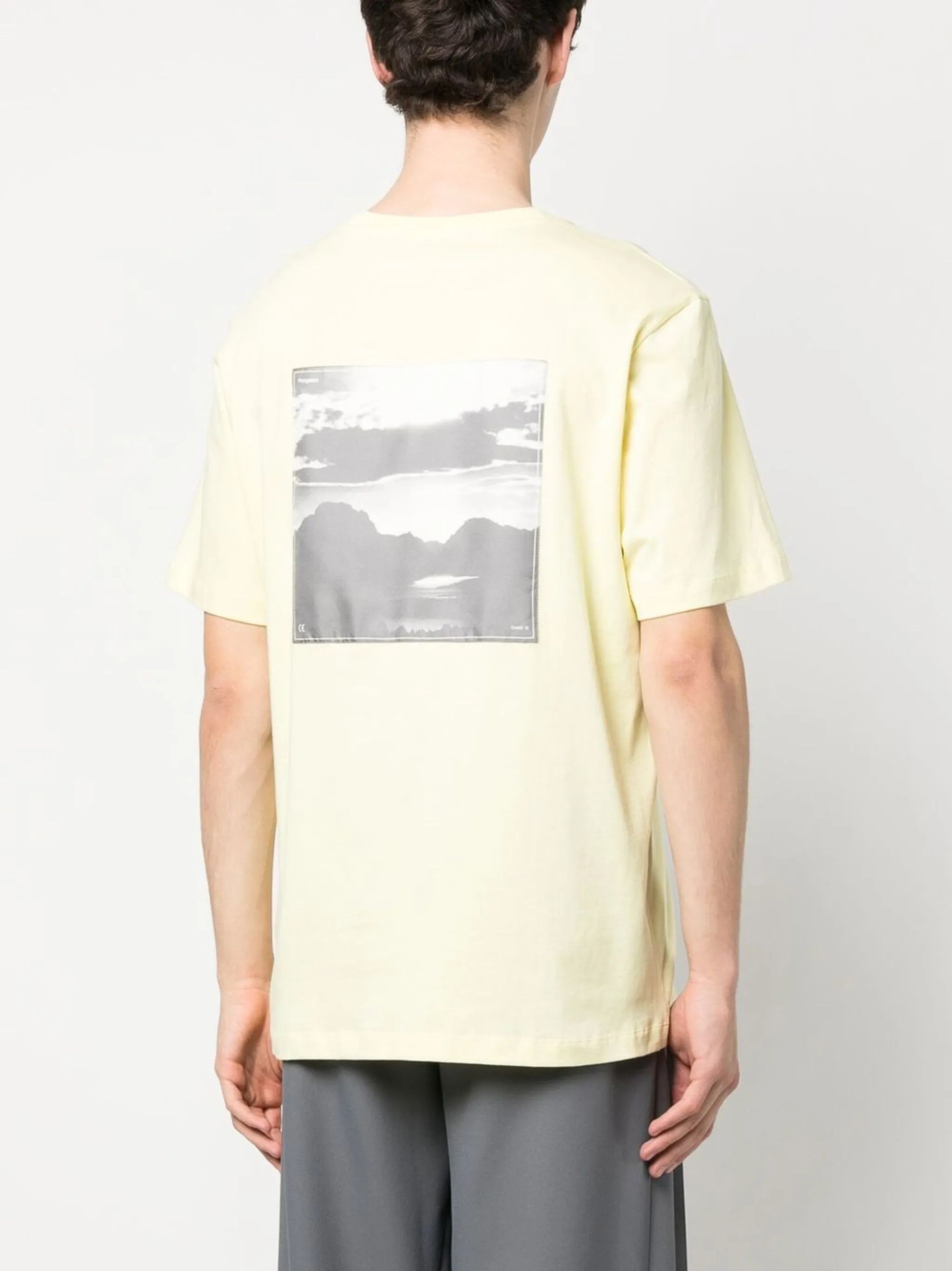 OAMC o1y0225 Logo Crewneck T-Shirt in Yellow Size US XL / EU 56 / 4 - 4 Thumbnail