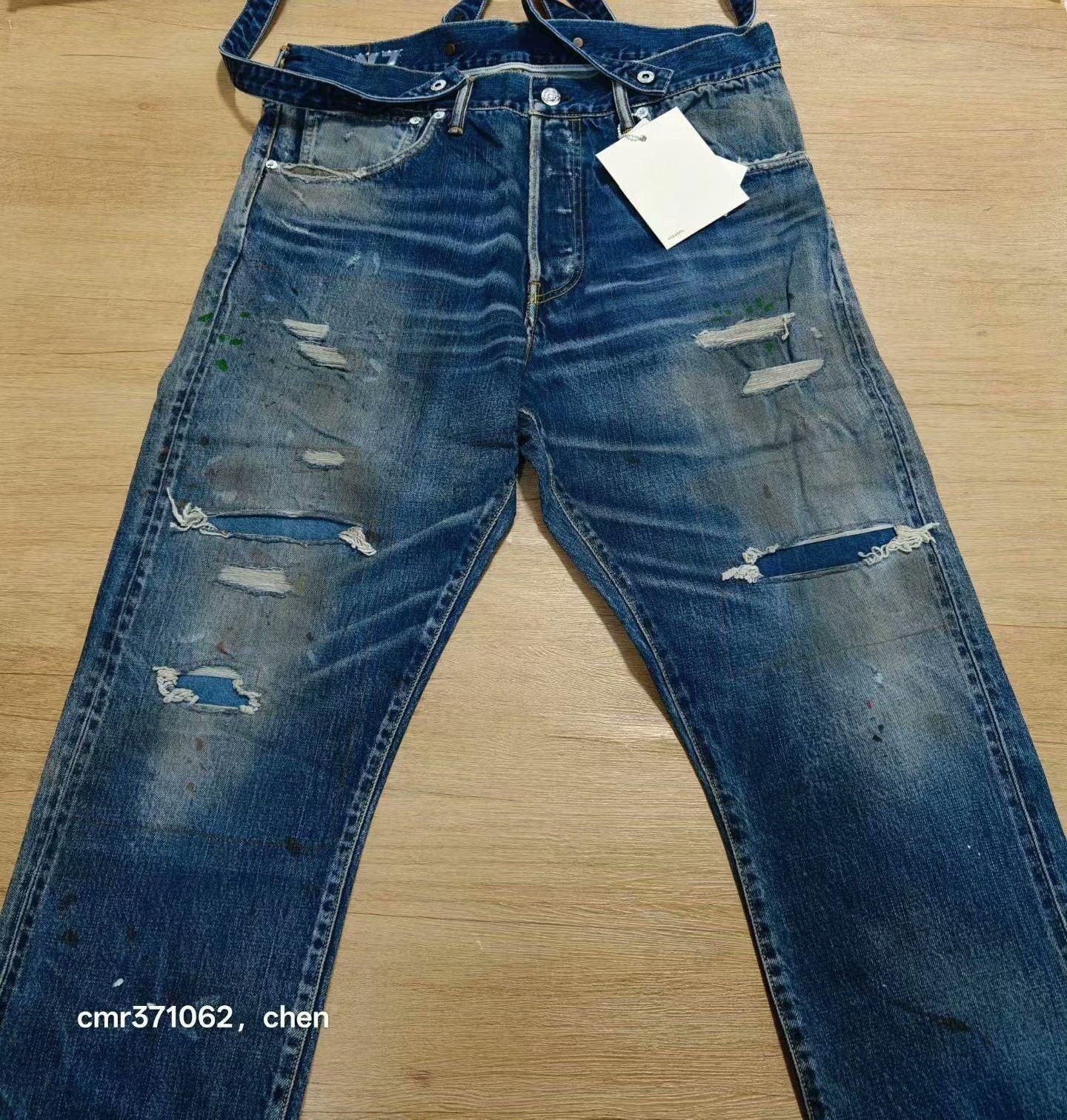 Visvim visvim 19AW TRAVAILLER BRACES DENIM Size US 28 / EU 44 - 2 Thumbnail