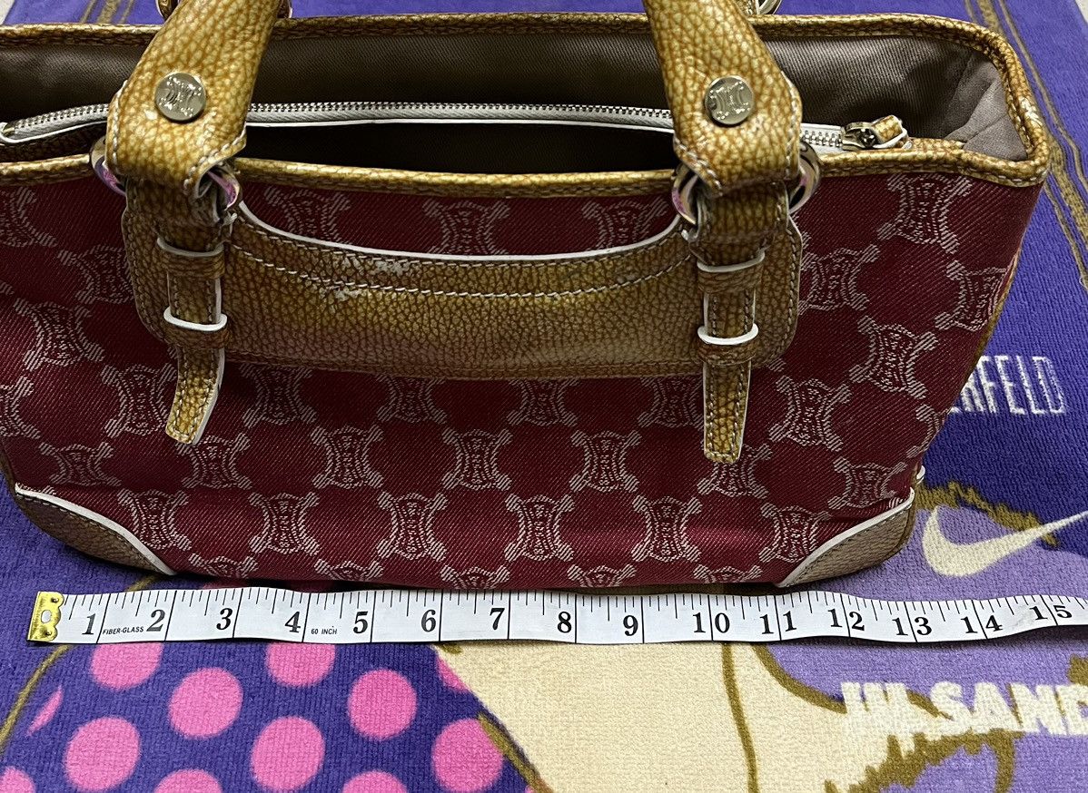 Celine Vintage CELINE PARIS Monogram Handbag x Rare Size ONE SIZE - 19 Thumbnail