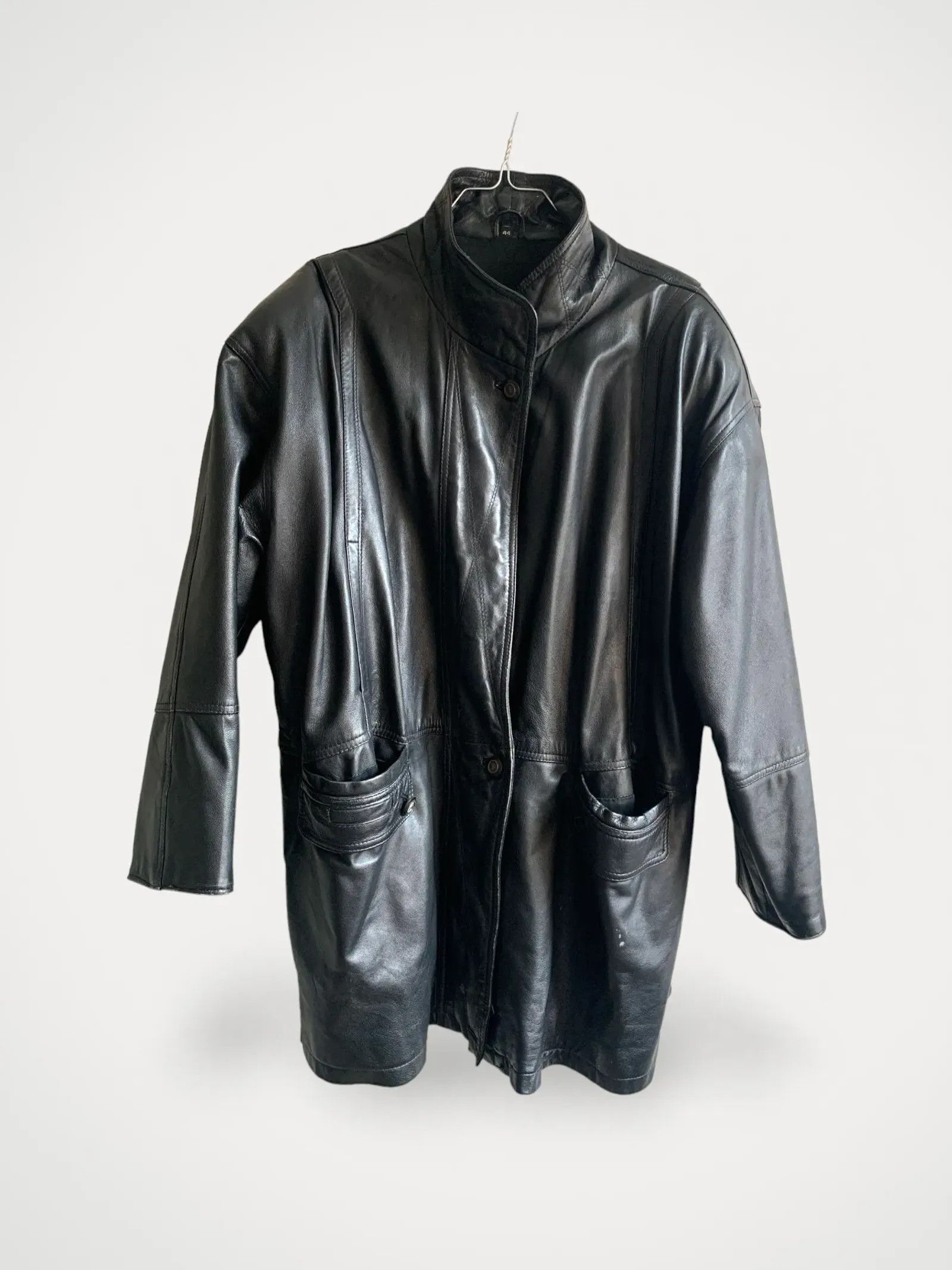 Vintage Vintage Läder Jacket Size L / US 10 / IT 46 - 1 Thumbnail