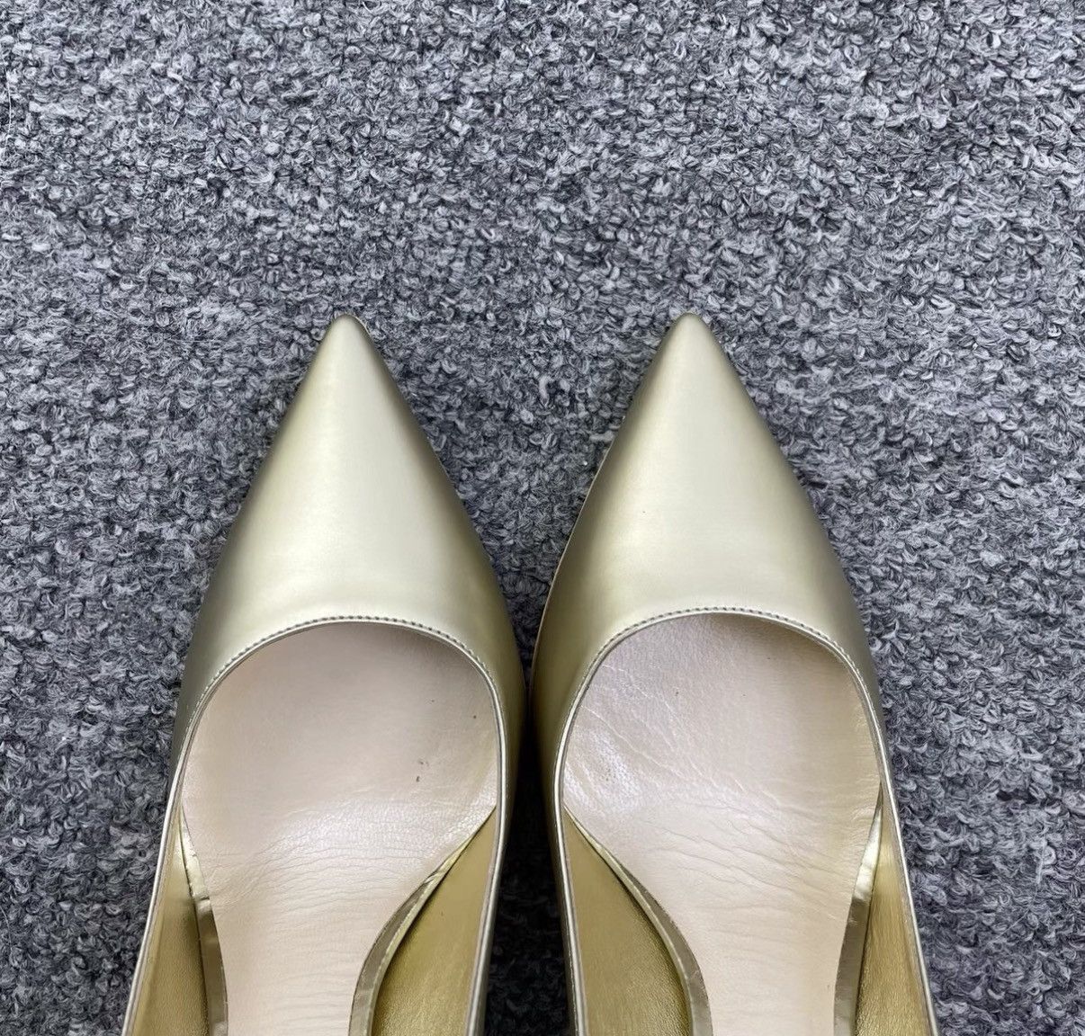 Dior Dior gold pointed-toe high heels K12 Size US 7 / IT 37 - 3 Thumbnail