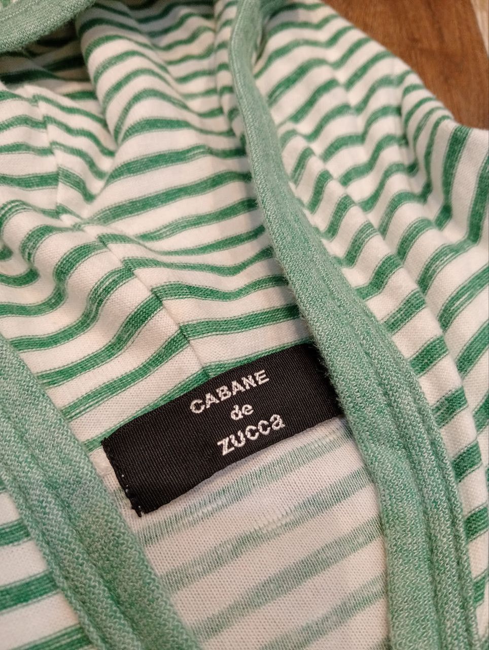 CABANE de ZUCCa ISSEY MIYAKE CABANE DE ZUCCA VINTAGE STRIPES HOODIE - SIZE M Size US M / EU 48-50 / 2 - 4 Thumbnail