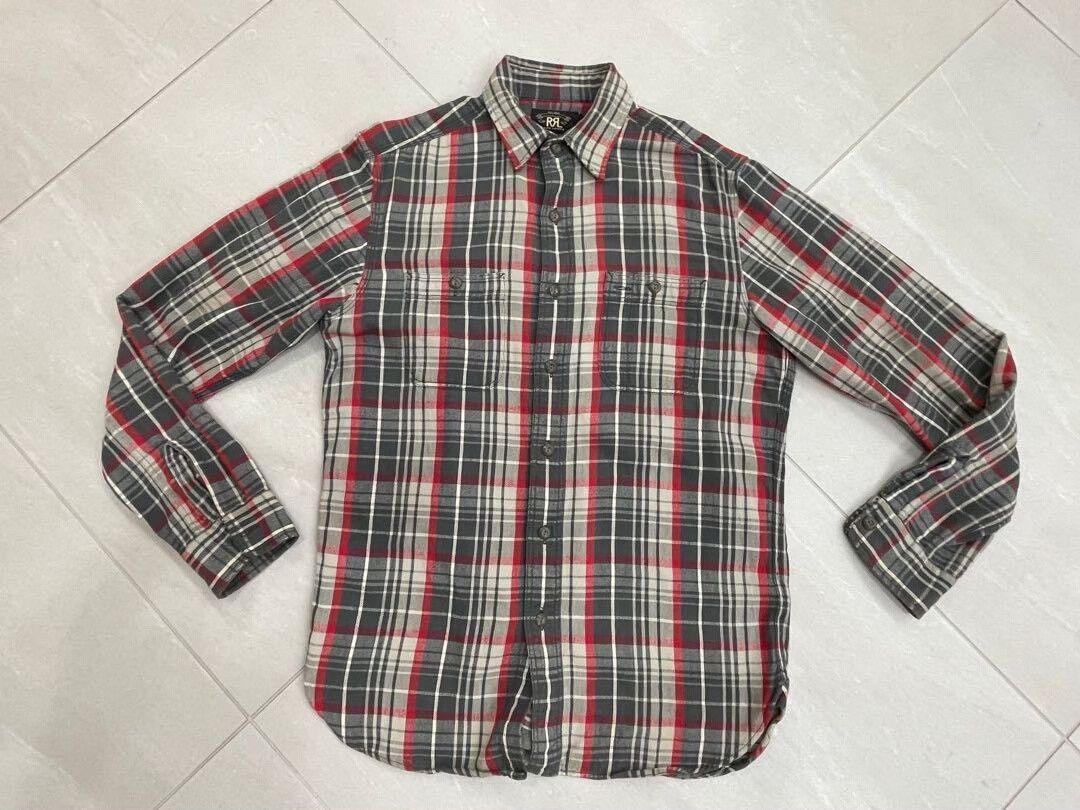 RRL Ralph Lauren Classic Plaid Workshirt from Double RL Size US S / EU 44-46 / 1 - 1 Thumbnail