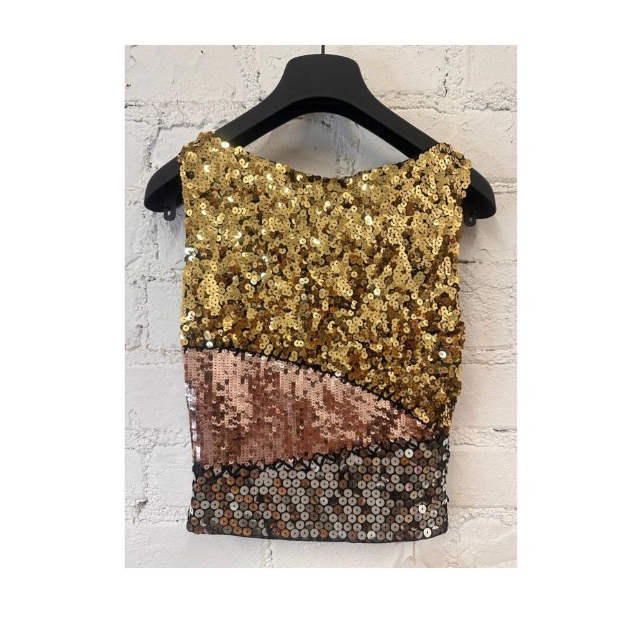 Moschino AW15 MOSCHINO COUTURE x Jeremy Scott Embellished Cropped Top Size XXS / US 00 / IT 34 - 8 Thumbnail