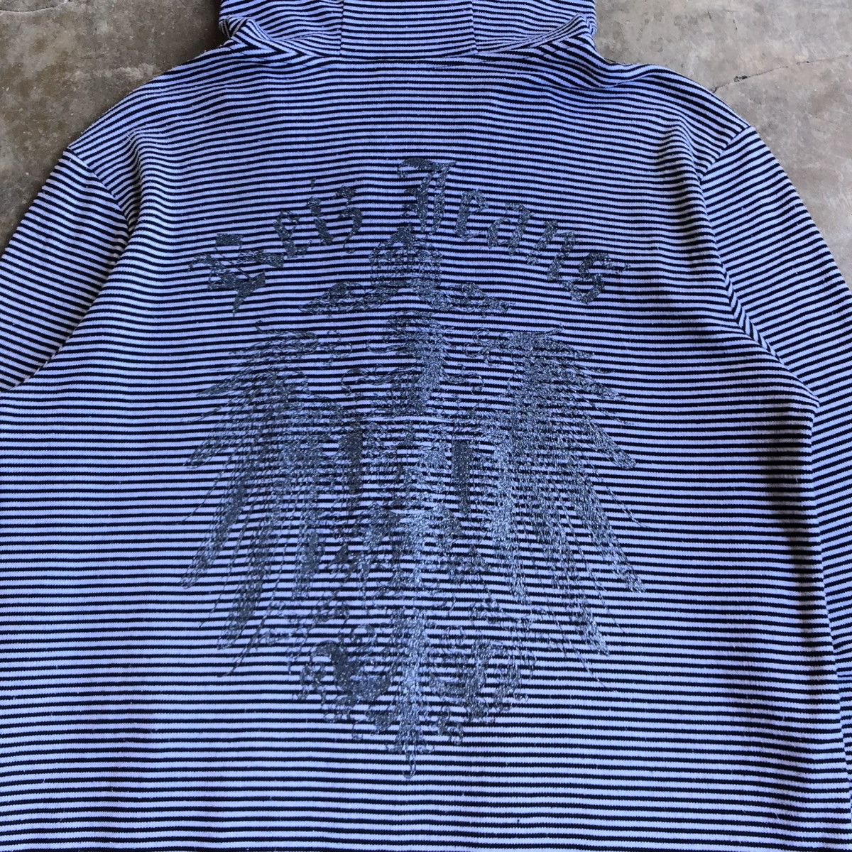 If Six Was Nine 2000s Reiz Jeans Poem Striped Ziphoodie Punk Lgb Style Size US M / EU 48-50 / 2 - 12 Thumbnail