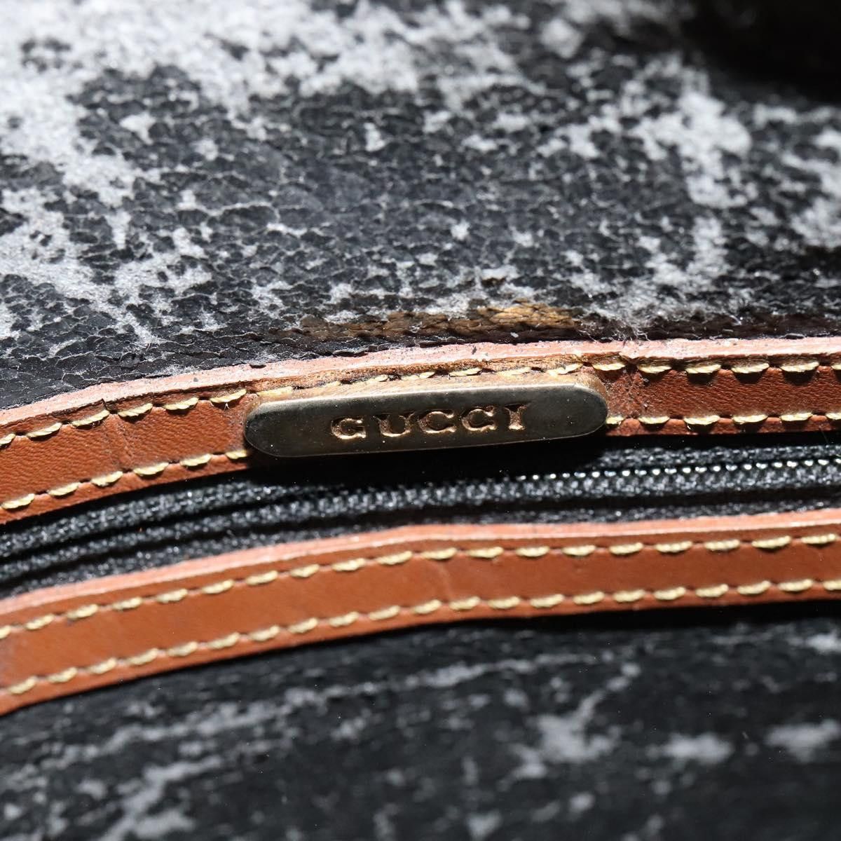 Gucci GUCCI Shoulder Bag Leather Black Size ONE SIZE - 15 Thumbnail