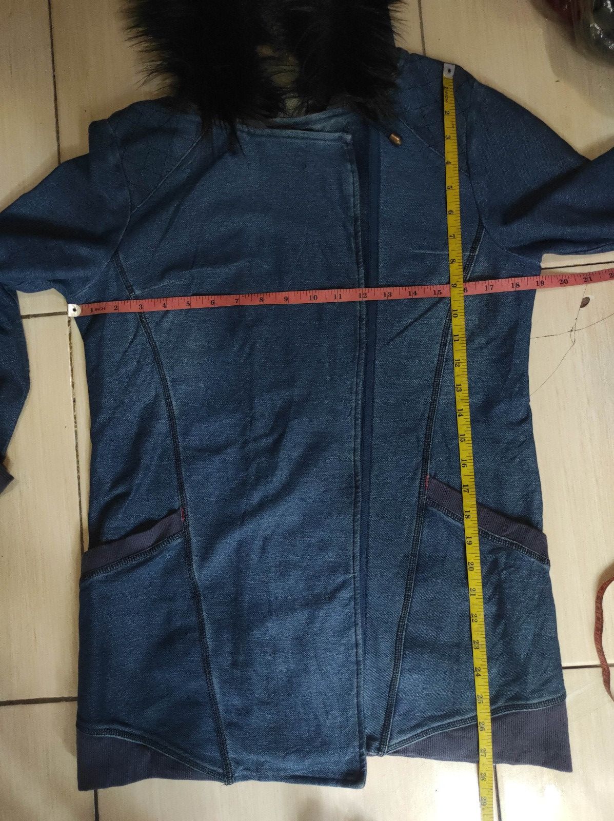 Japanese Brand Noa-ge denim cardigan Fur hoodie ifsix LGB style Size US M / EU 48-50 / 2 - 13 Thumbnail