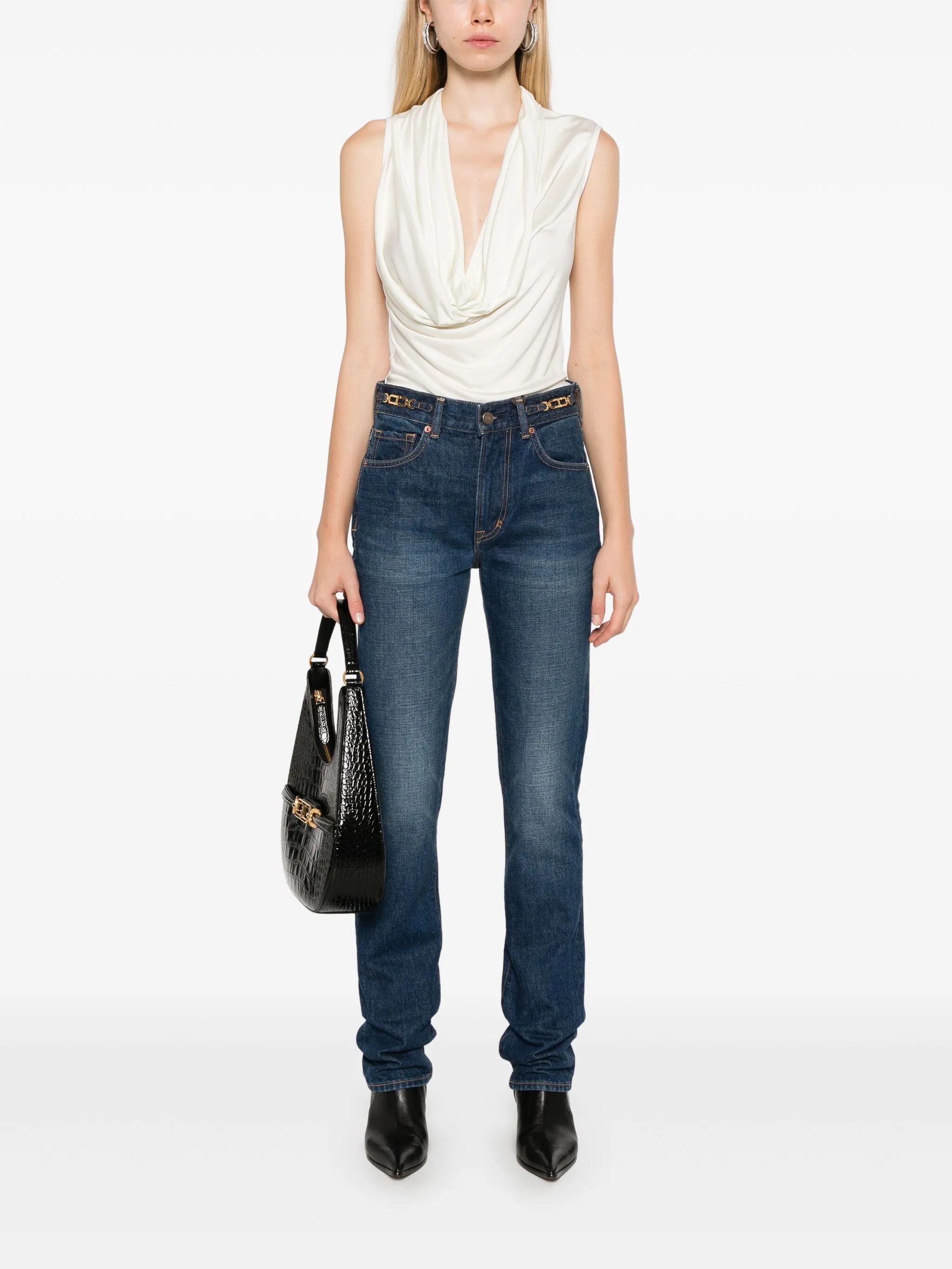 Tom Ford o1w1db10525 PAD116 Straight-Leg Jeans in Blue Size 32" / US 10 / IT 46 - 2 Thumbnail