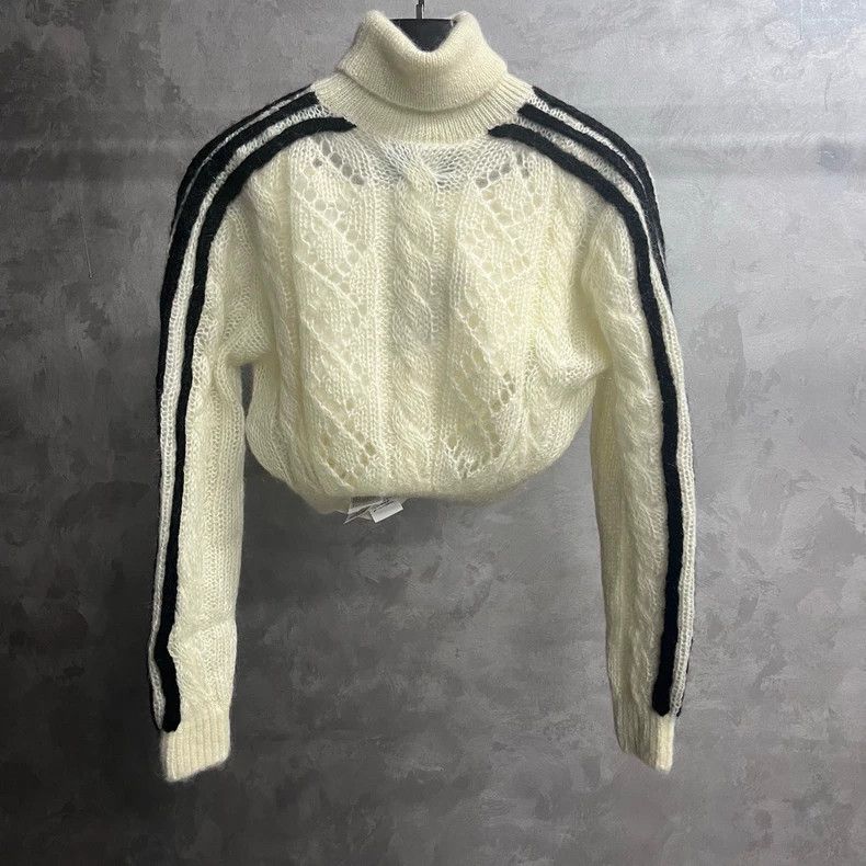 Gucci Gucci Ivory white horsehair knitted sweater 2504-Nextarrow Size XS / US 0-2 / IT 36-38 - 5 Thumbnail