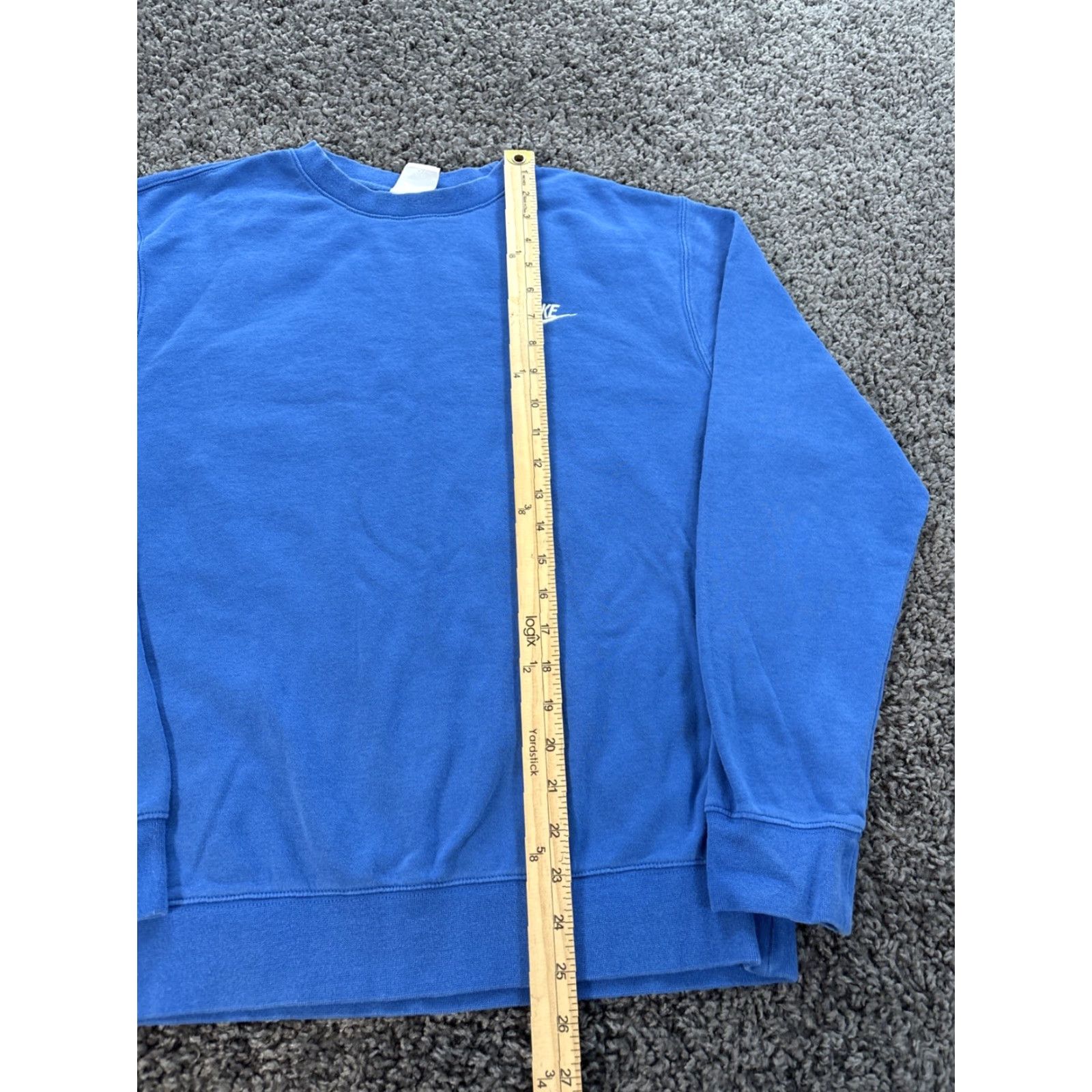 Nike Nike Sweatshirt Mens S Blue Crew Neck Fleece Pullover All Seasons Classic BV2662-403 Size US S / EU 44-46 / 1 - 2 Thumbnail