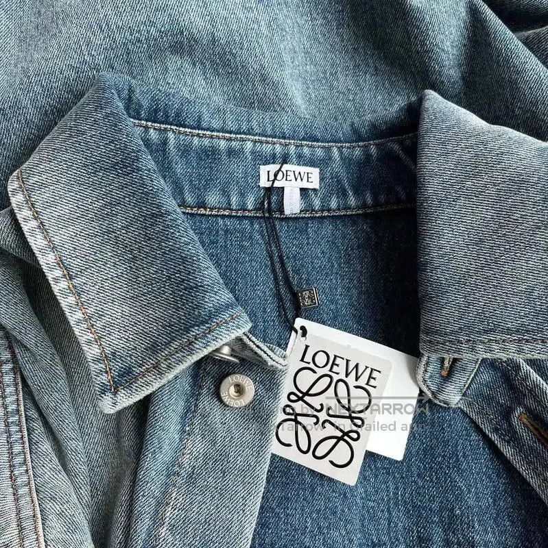 Loewe Loewe Blue Cotton Women's Jacket . Size XL / US 12-14 / IT 48-50 - 3 Thumbnail