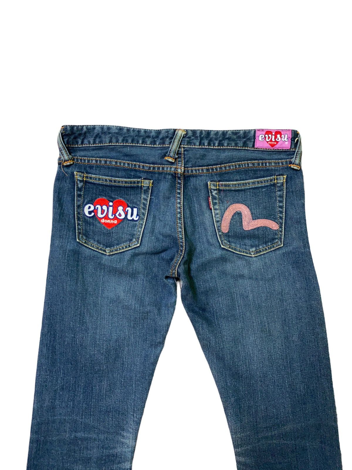 Evisu × Vintage Evisu Donna Selvedge Denim Size 28" / US 6 / IT 42 - 10 Thumbnail