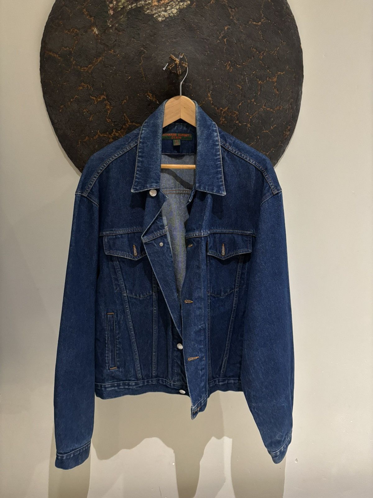 Coline Medium wash denim jacket by Katharine Hamnett London