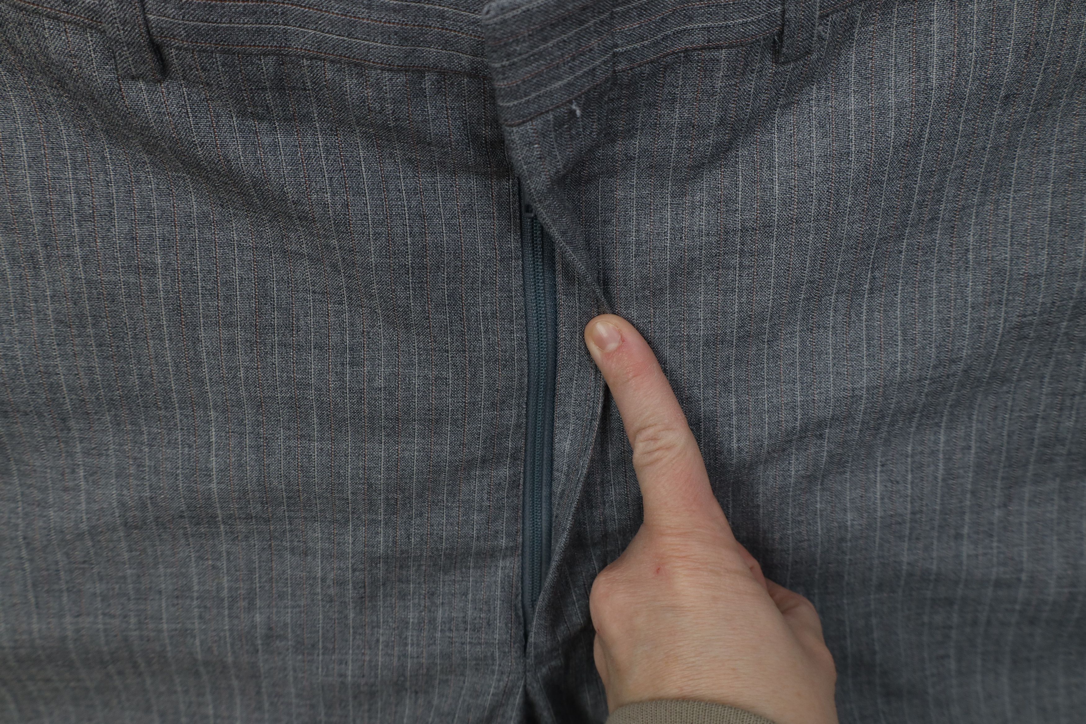 Vintage Vintage 70s Streetwear Blend Knit Bell Bottoms Chino Pants Size US 36 / EU 52 - 5 Thumbnail