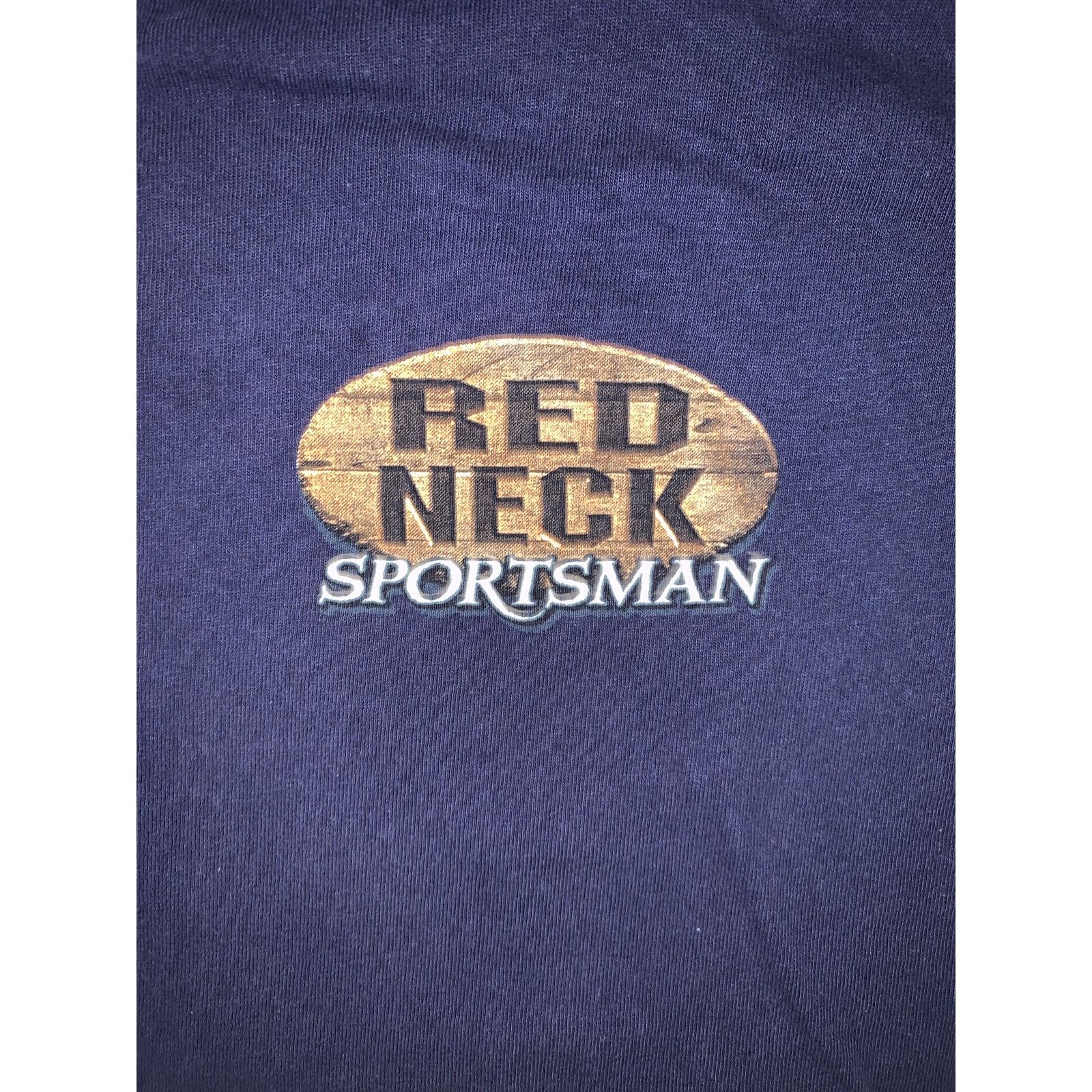 Other × Vintage Vtg Redneck Hot Tub Graphic T Shirt Navy Blue Humor Large Size US L / EU 52-54 / 3 - 2 Thumbnail