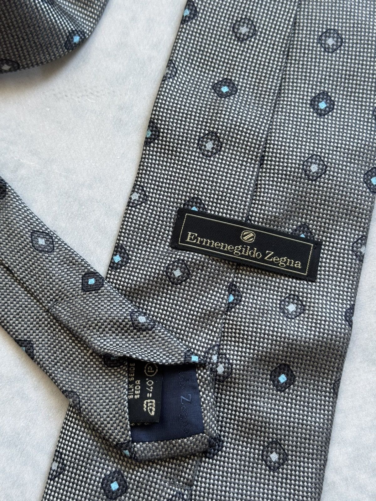 Ermenegildo Zegna Champagne! Vintage tie Ermenegildo Zegna luxury Size ONE SIZE - 3 Thumbnail