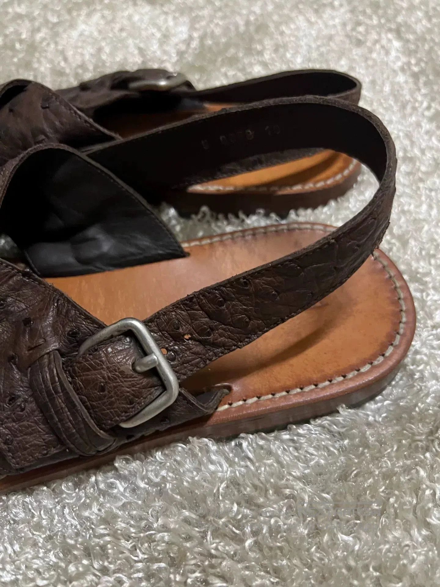 Prada Prada Men's Leather Sandal Slipper. Size US 10 / EU 43 - 6 Thumbnail