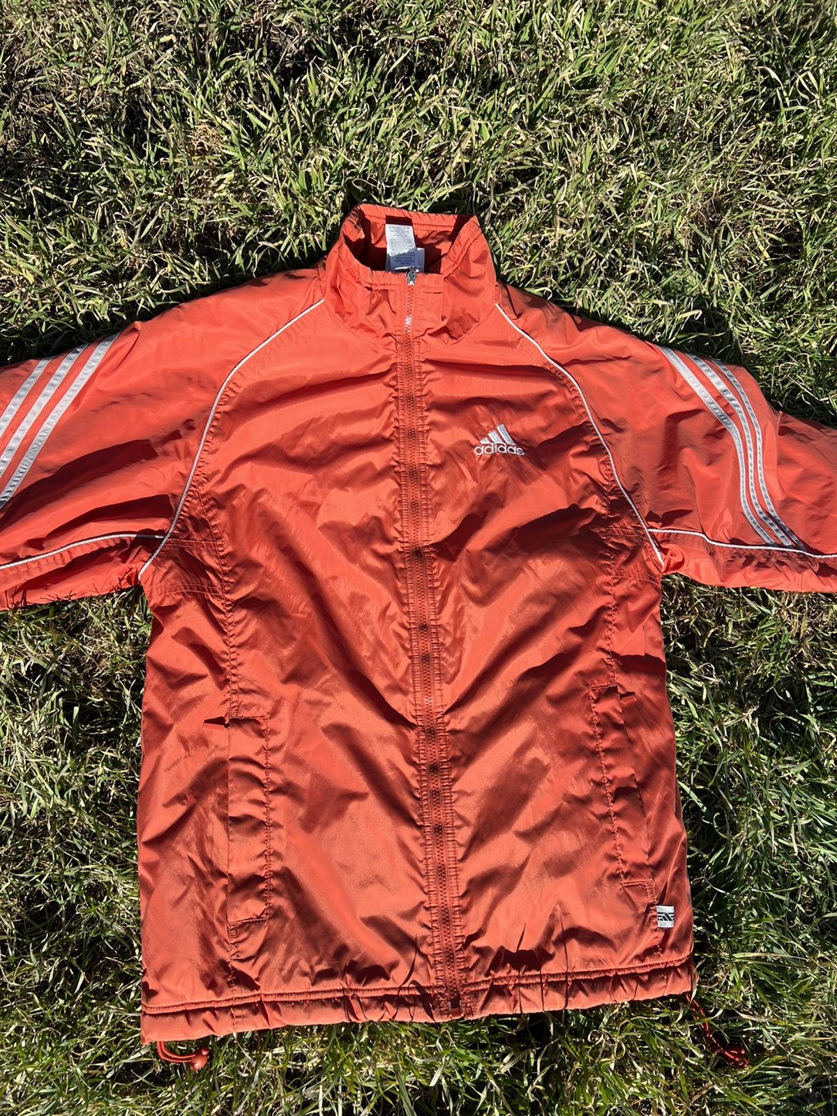 Adidas Vintage Adidas Windbreaker Jacket – Burnt Orange Size S / US 4 / IT 40 - 1 Thumbnail