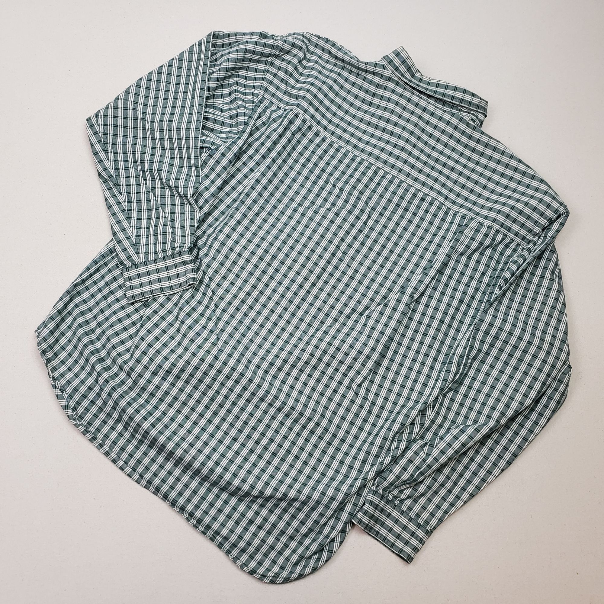 Eddie Bauer Eddie Bauer Long Sleeve Button Up Green/White Shirt Sz XL Size US XL / EU 56 / 4 - 4 Thumbnail