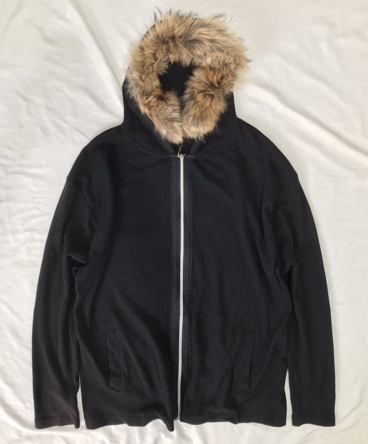 Japanese Brand LGB If Six Was Nine Style Faux Fur Zip Hoodie Jacket Size US XL / EU 56 / 4 - 2 Thumbnail