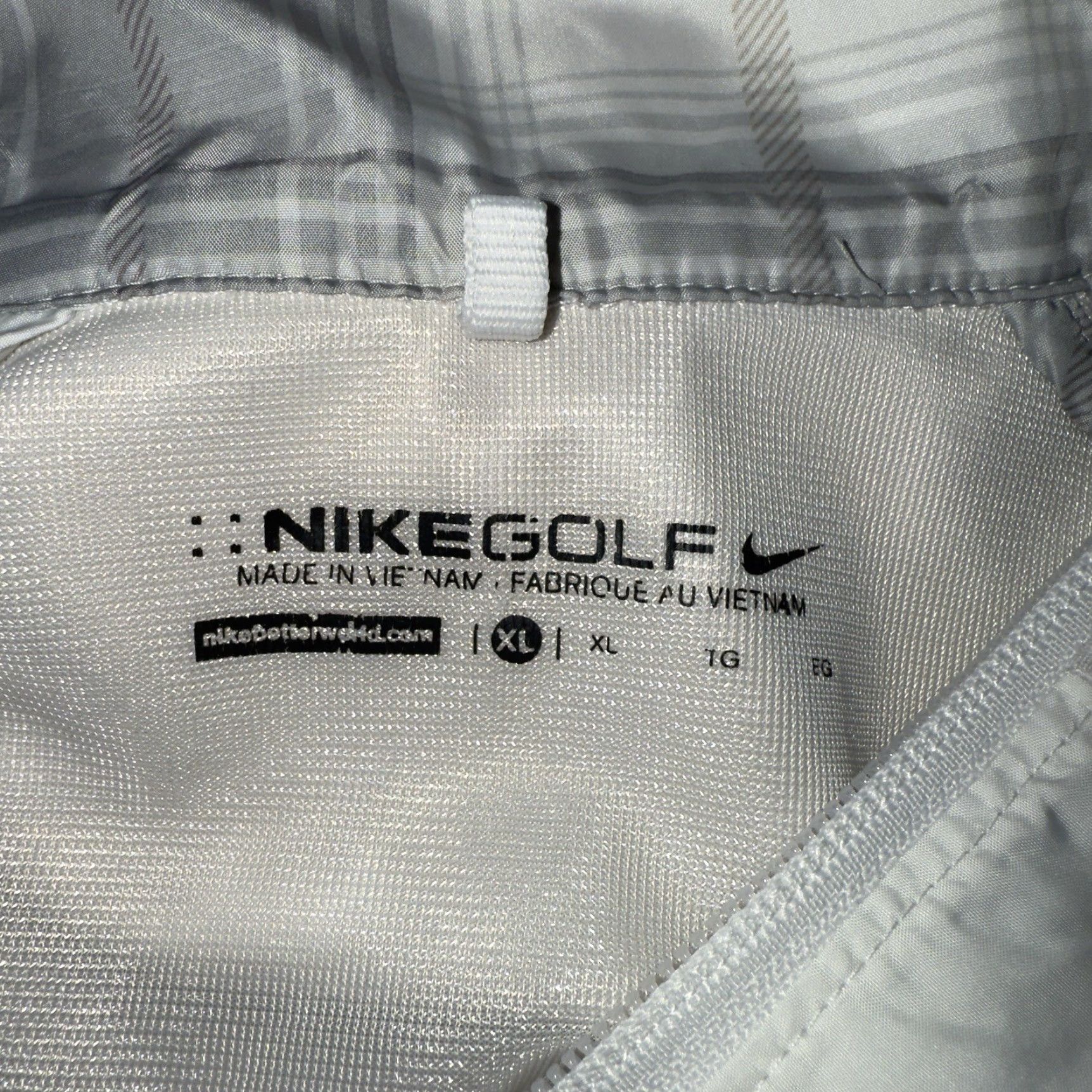 Nike Nike Golf Full-Zip White Polyester Jacket Mens Size XL Size US XL / EU 56 / 4 - 4 Thumbnail