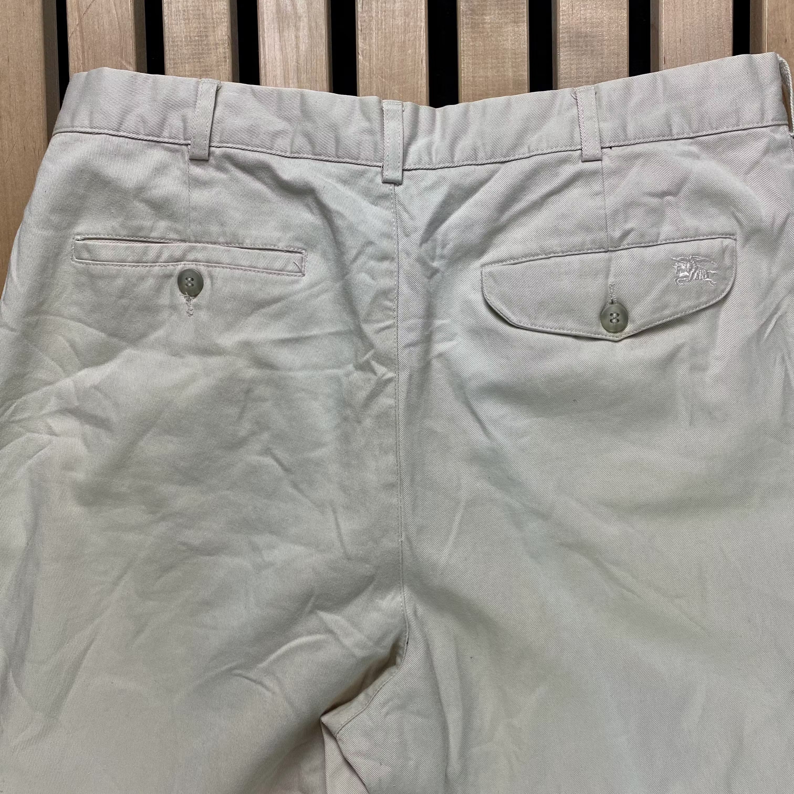 Burberry × Vintage Mens Pants Chinos Burberrys Vintage Size 34R Size US 34 / EU 50 - 7 Thumbnail