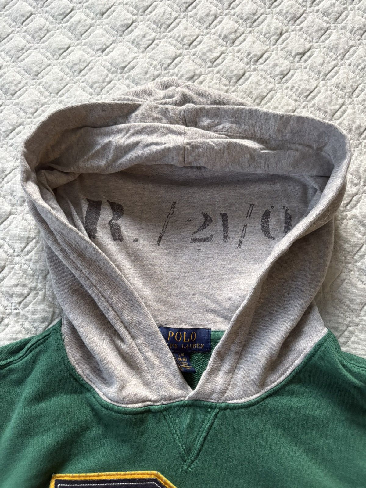 Polo Ralph Lauren Polo Ralph Lauren Letterman Hoodie Size US XS / EU 42 / 0 - 3 Thumbnail
