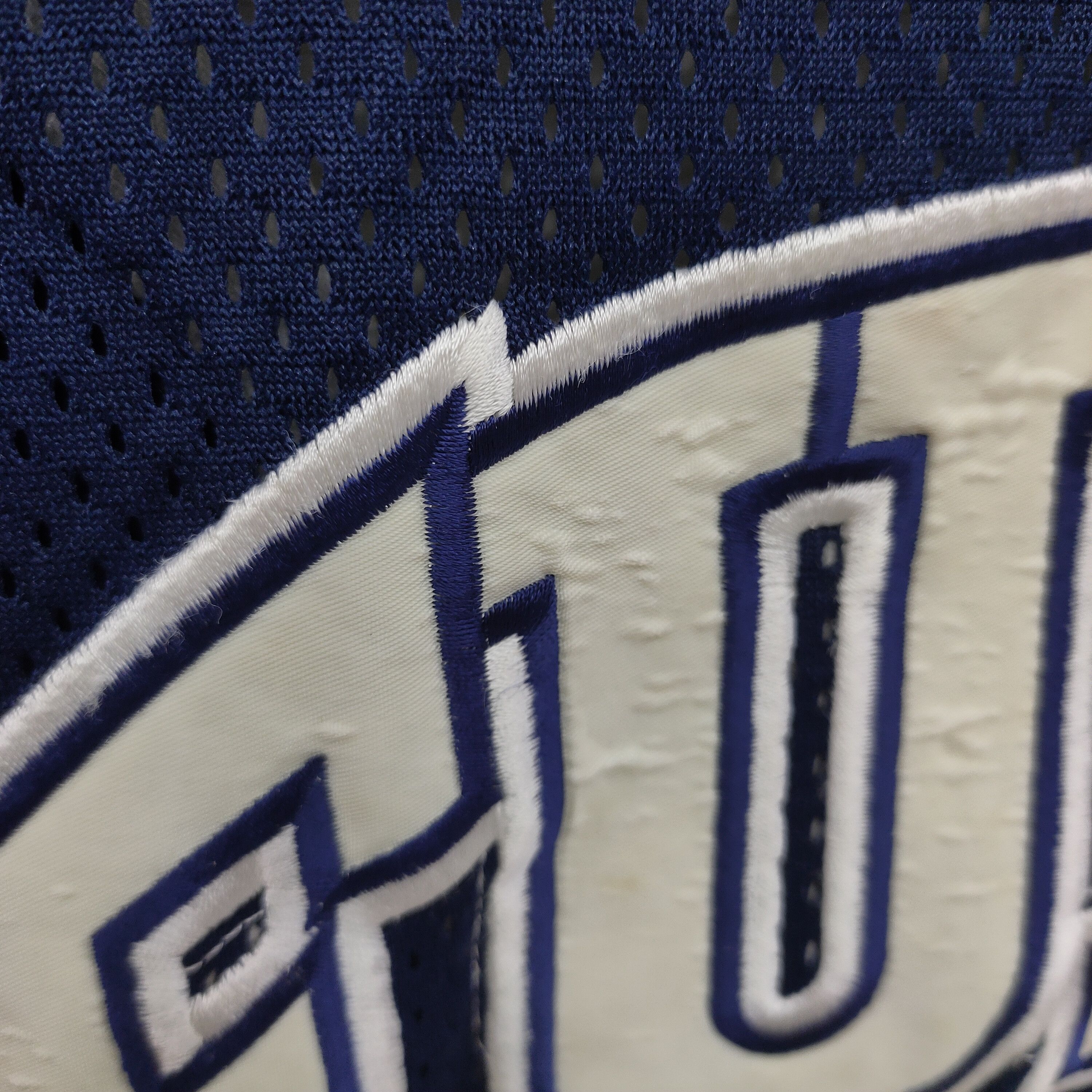 Fubu × Vintage Vintage Fubu Hip Hop Big Logo Jersey Navy Blue White Size US L / EU 52-54 / 3 - 7 Thumbnail