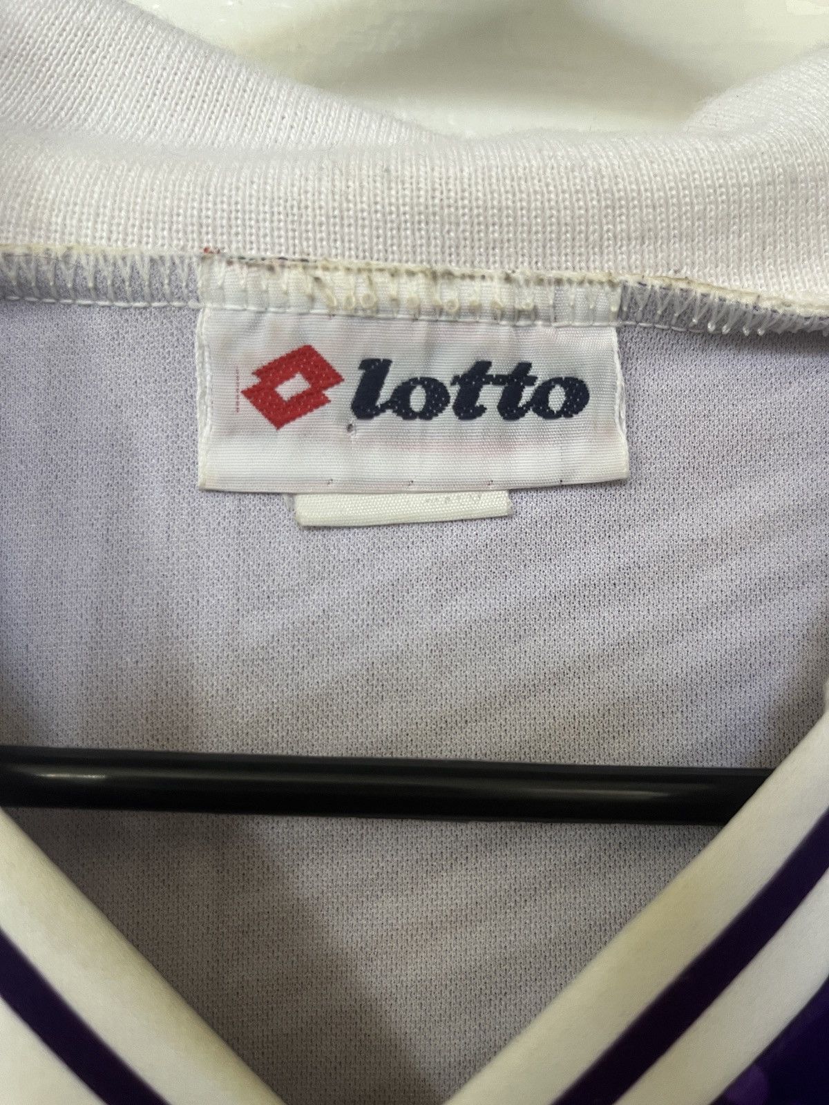 Lotto Sport × Vintage RARE Fiorentina 91/92 Long Sleeve Jersey Vintage Size US XL / EU 56 / 4 - 4 Thumbnail