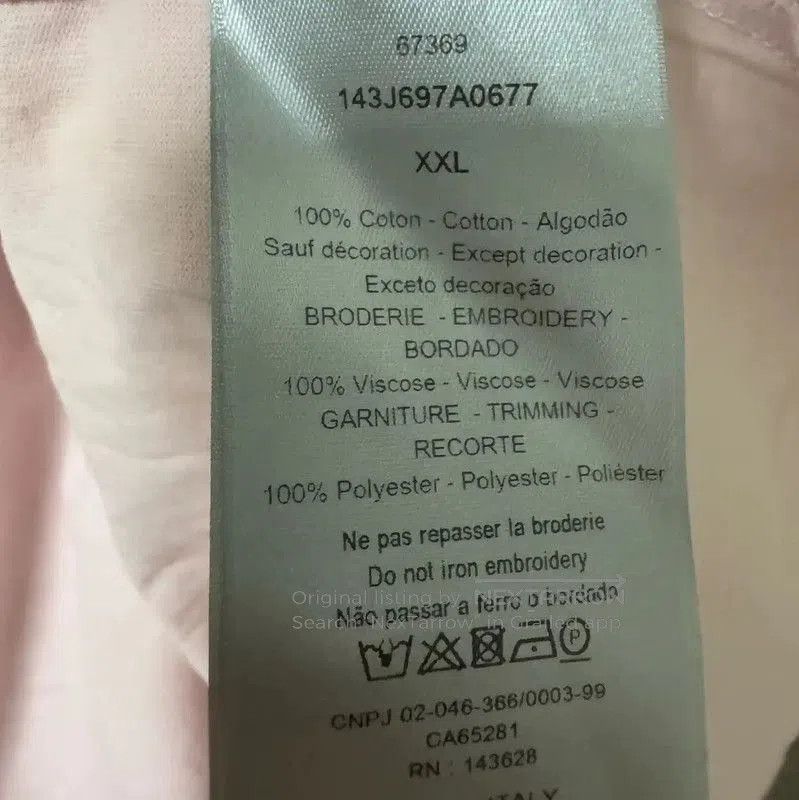 Other Dior Pink Cotton Women's T. Size XS / US 0-2 / IT 36-38 - 5 Thumbnail