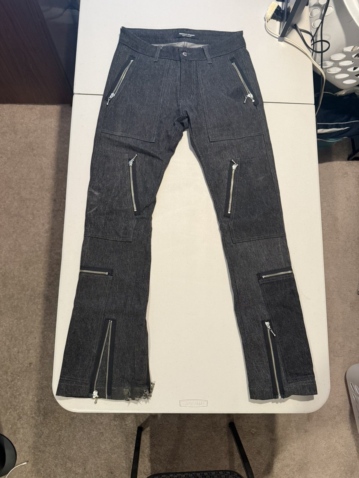 Midnight Studios midnight studios| zipper jeans | shane gonzalez Size US 30 / EU 46 - 1 Thumbnail