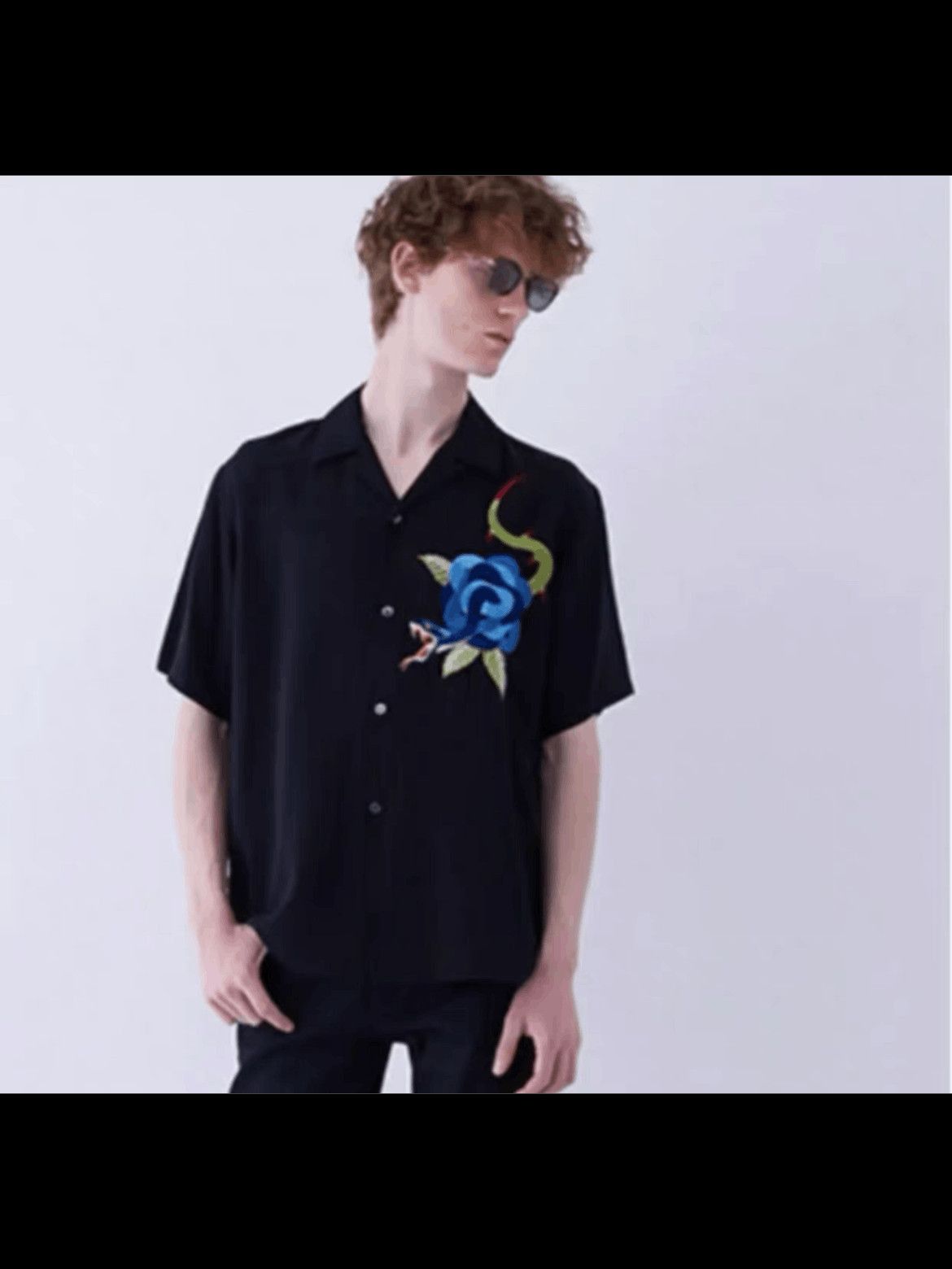Undercover Undercover 17SS Snake Rose Stitch Shirt-2508 Size US L / EU 52-54 / 3 - 7 Thumbnail