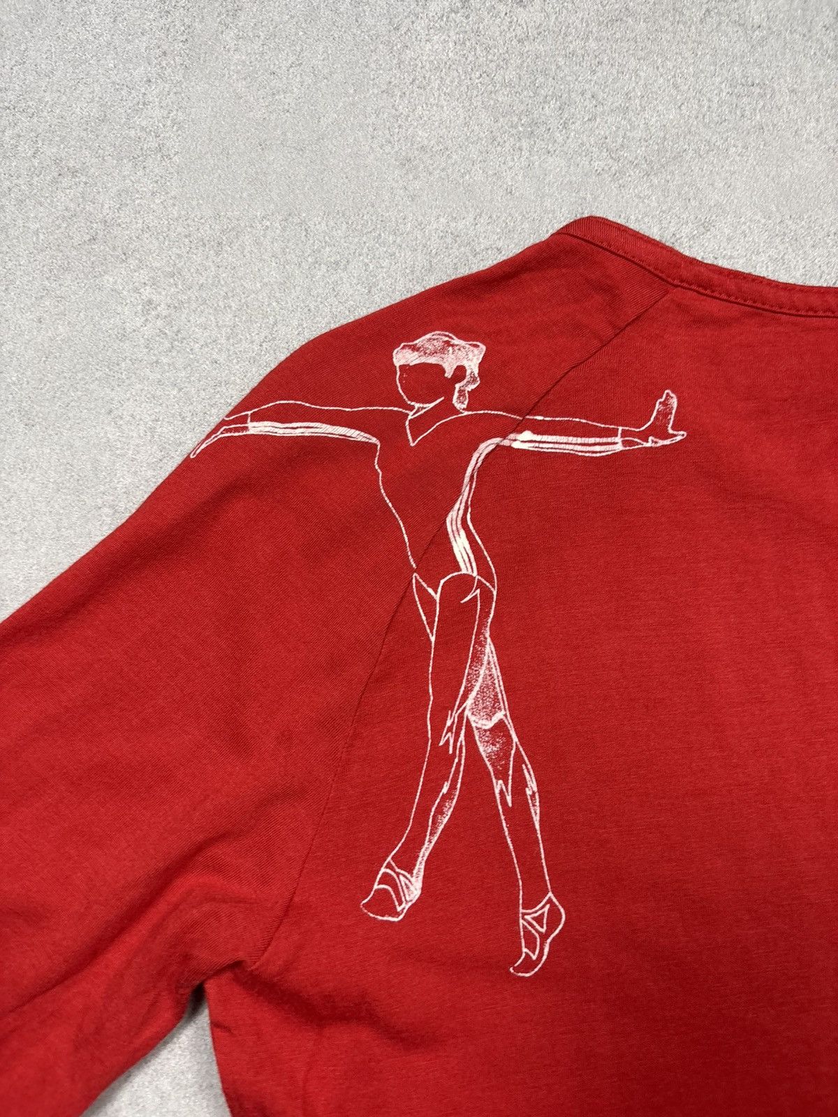 Adidas Vintage 00s Adidas Graphic Ballet Dancer 3/4 Sleeve Y2K ART Size M / US 6-8 / IT 42-44 - 14 Thumbnail