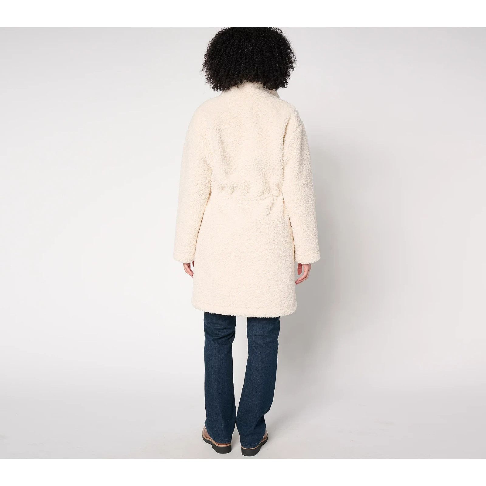 & Other Stories Dennis Basso Sherpa & Sueded Jacket w/Drawstring XS A672991 Size XS / US 0-2 / IT 36-38 - 3 Thumbnail