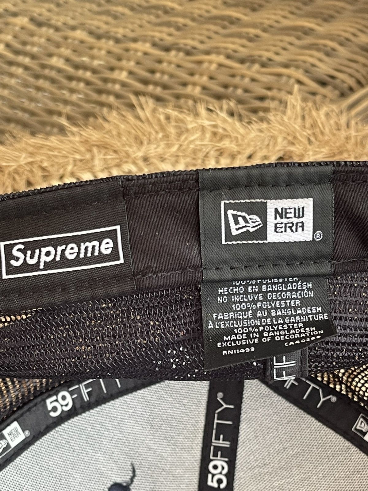 New Era × Supreme SUPREME X NEW ERA TRUCKER CAP 7 1/4 Size ONE SIZE - 5 Thumbnail