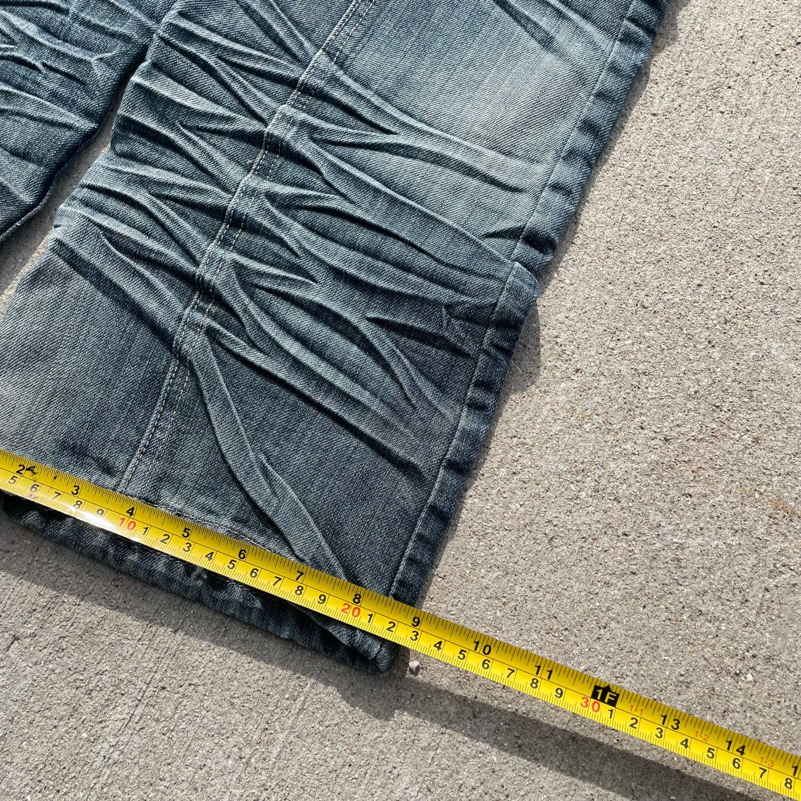 Vintage F.U.S.A.I. Jeans 36x31.5 Distressed Denim Y2K Faded Blue Size US 36 / EU 52 - 6 Thumbnail