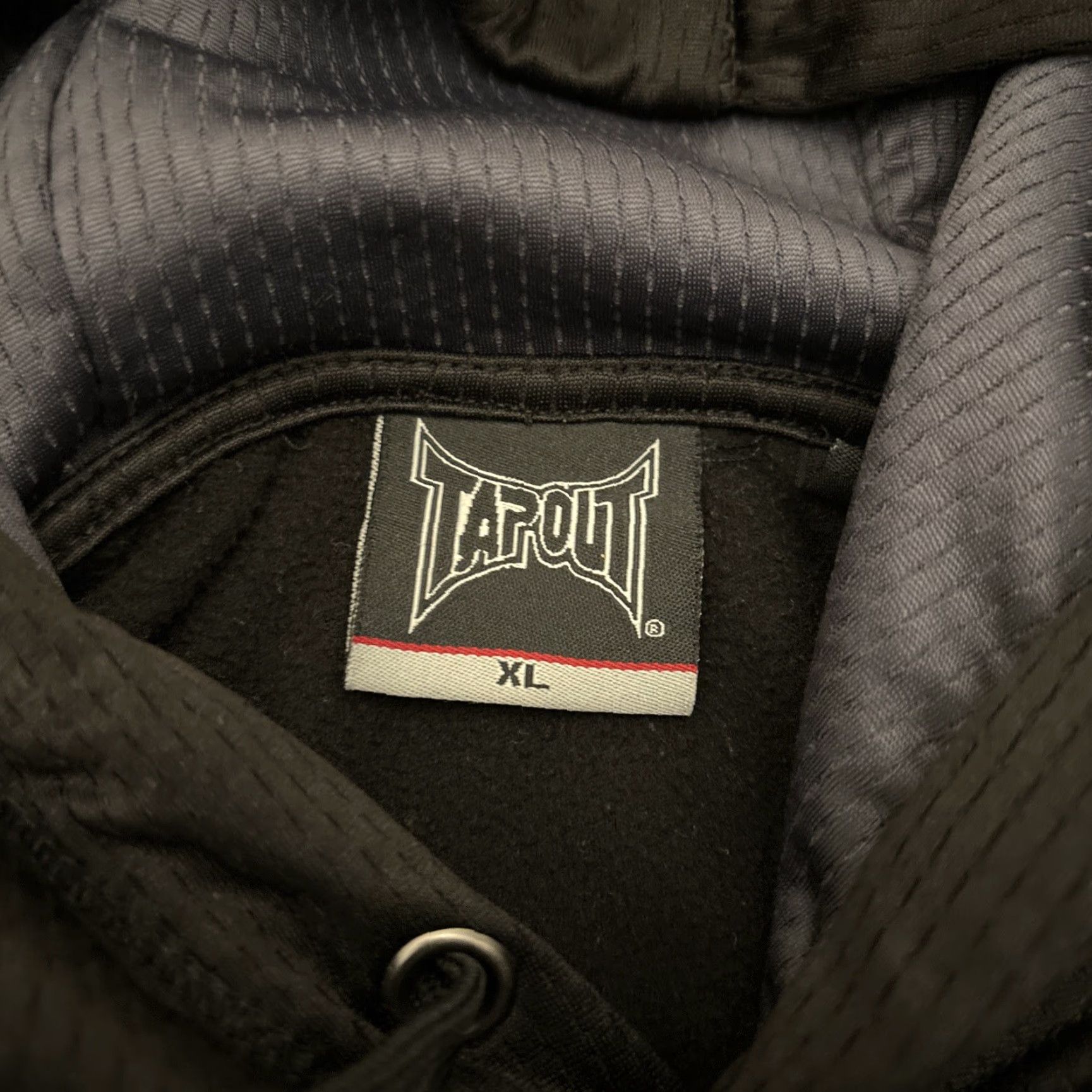 Tapout TapOut Hoodie Adult Black Pullover Logo Long Sleeve Mens XL MMA EUC Size US XL / EU 56 / 4 - 6 Thumbnail