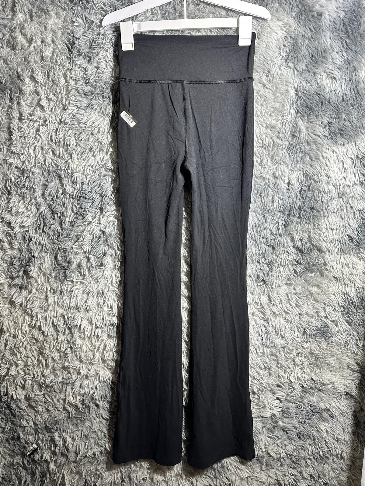 Other Black High Waist Flared Yoga Pants Size 28" / US 6 / IT 42 - 2 Thumbnail
