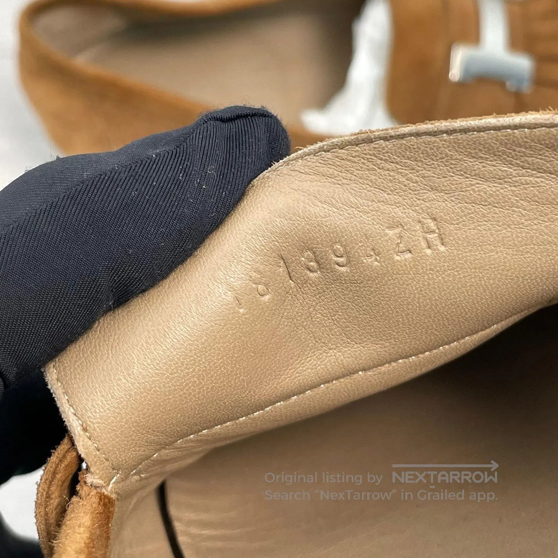 Hermes Hermes Caramel brown suede fringed loafers| Size US 6 / EU 39 - 7 Thumbnail