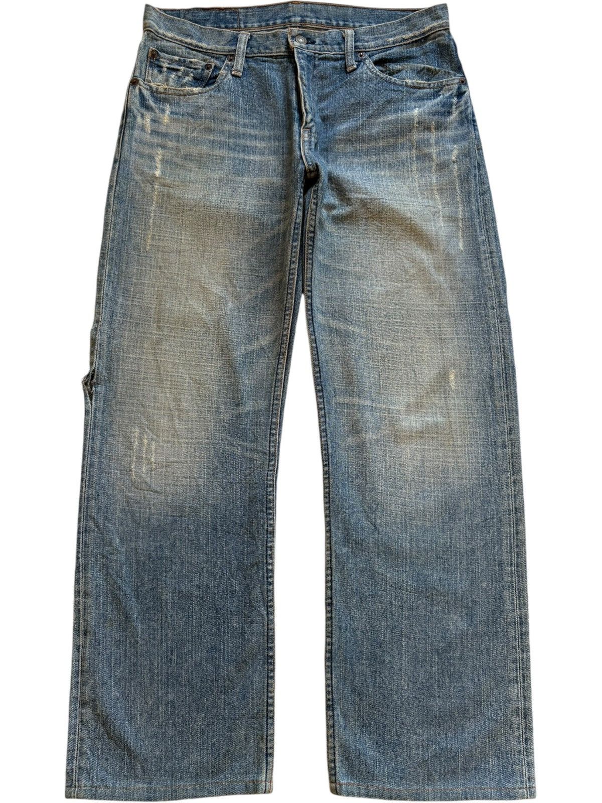 Levi's Vintage 90s Levis 534 Mud Wash Distressed Baggy Jeans Size US 34 / EU 50 - 1 Thumbnail