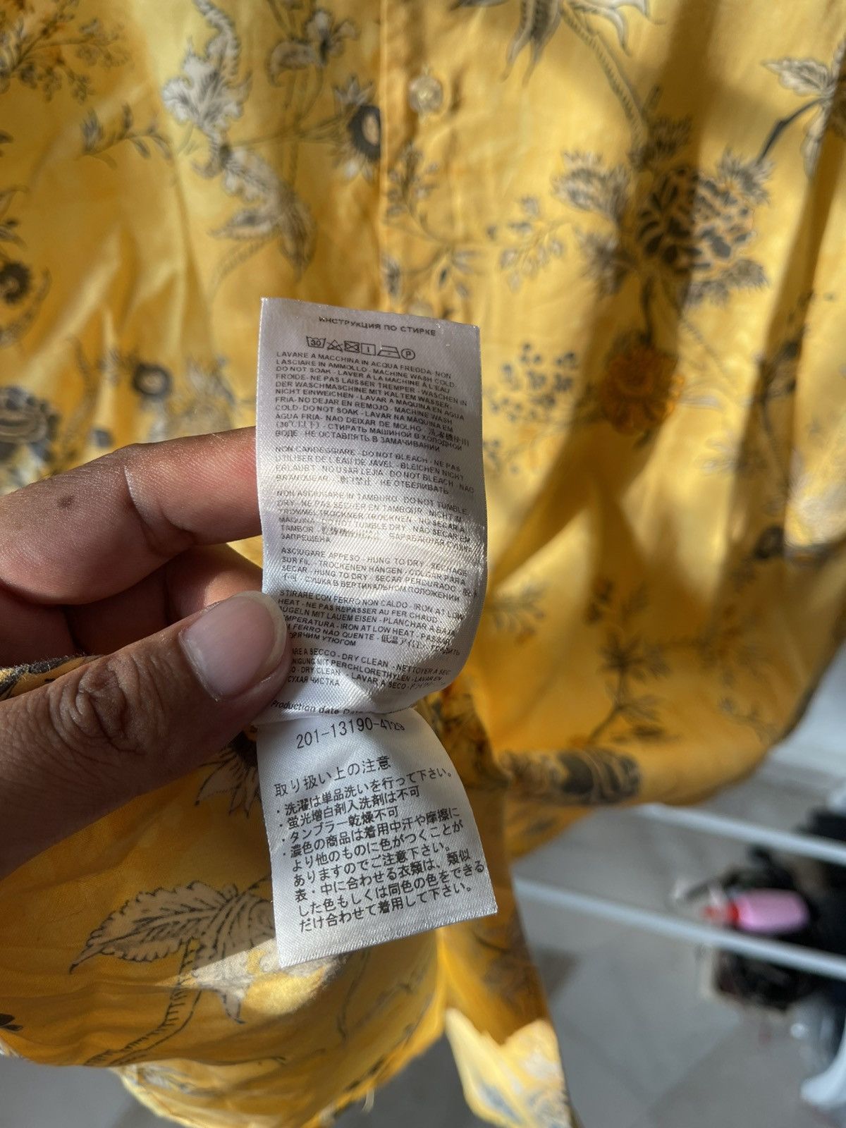 Etro Etro Flower Pattern Shirt Size US XL / EU 56 / 4 - 10 Thumbnail
